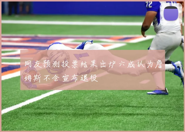 网友预测投票结果出炉六成认为詹姆斯不会宣布退役